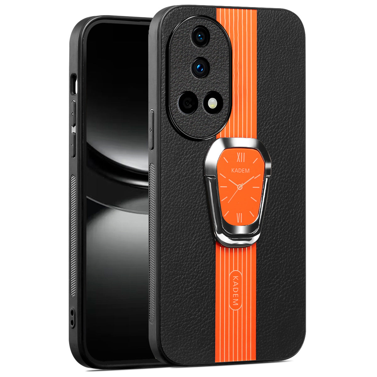 KADEM For Huawei nova 12 5G Cell Phone Case PU+TPU+Acrylic Anti-scratch Kickstand Cover KADEM For Huawei nova 12 5G Cell Phone Case PU+TPU+Acrylic Anti-scratch Kickstand Cover